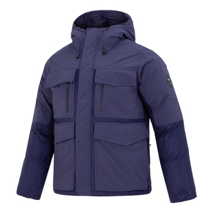 UA安德玛厚款羽绒服男冬季防风保暖夹克高含绒量连帽羽绒外套