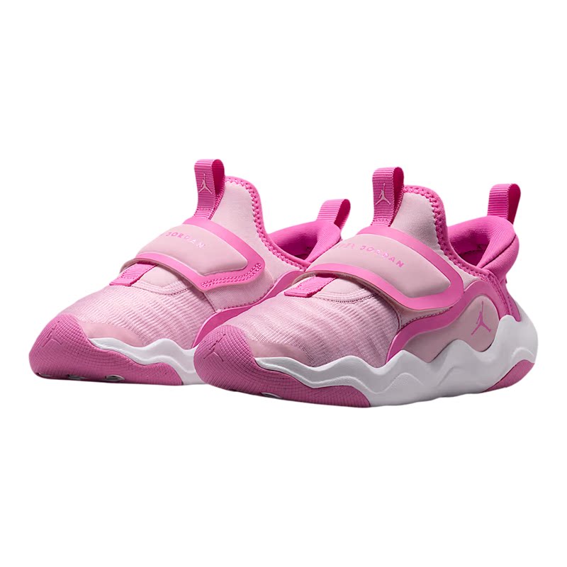 NIKE耐克小童JORDAN低帮舒适百搭魔术贴运动训练篮球鞋HF3415-603