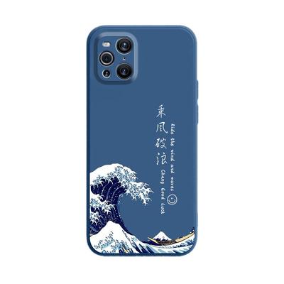 适用oppofindx3硅胶软壳送挂绳