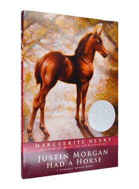 【现货】Justin Morgan had a horse 摩根先生有匹马 Marguerite Henry 玛格丽特·亨利伯瑞文学奖 银奖获奖小说 正版进口