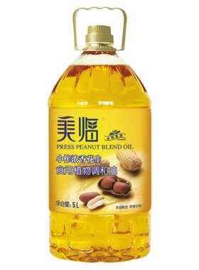 美临小榨花生植物调和油5L