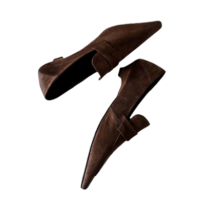 羊皮尖头法式绝美气质单鞋女通勤