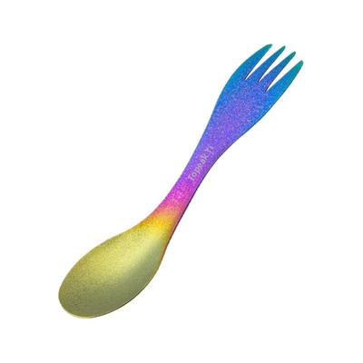 TopeakTi纯钛叉勺户外两用一体