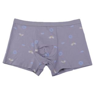 卡杜夫男士内裤棉质中腰精梳棉四角短裤薄棉潮青年男生平角四角裤