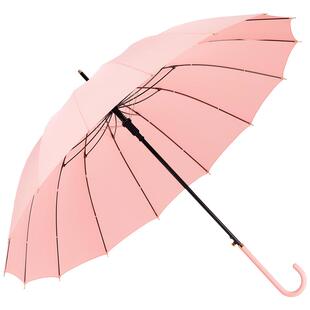 左都雨伞长柄女晴雨两用直杆自动大号加固加厚结实抗风弯钩高颜值