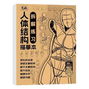 动漫画人物手绘描摹本教程书初学者入门零基础绘画素描教程书画画本绘画临摹练习册艺叔漫画手绘练习册Q版人物美少女