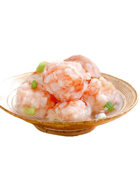 手工鲜虾滑纯虾肉挤袋食材