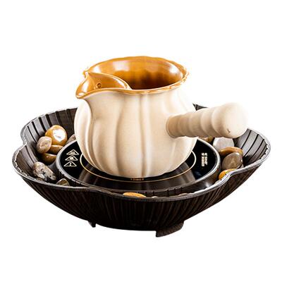 容山堂粗陶烤奶壶奶茶罐围炉煮茶
