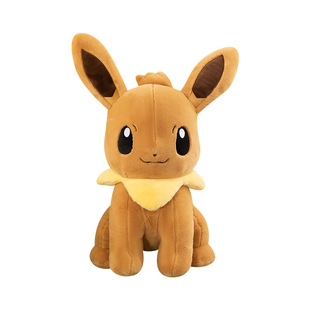 宝精灵伊布神奇宝贝可梦毛绒玩具公仔布偶娃娃抱枕生日儿童节礼物