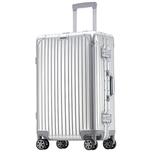 全铝镁合金行李箱金属拉杆箱20男女密码登机箱加厚大容量旅行箱子