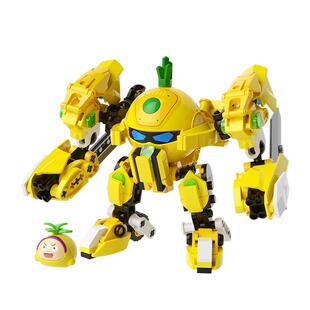 JAKI佳奇积木果宝特攻变形机甲模型拼装玩具男孩开学仪式感小礼品