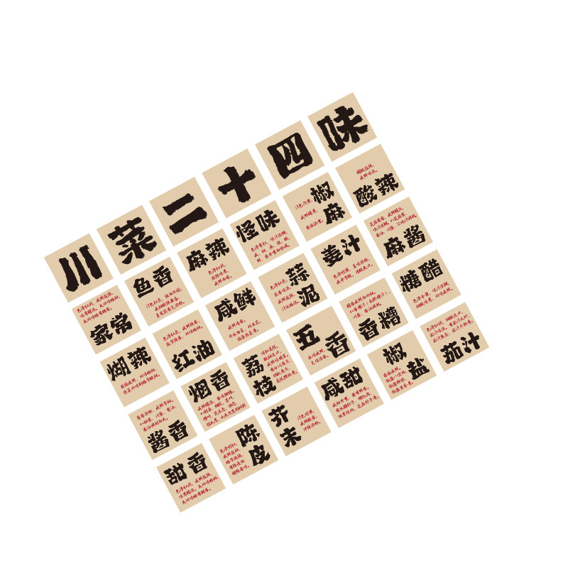 网红四川菜馆餐饮店墙面装饰画市井风二十四饭火锅氛围布置广告贴