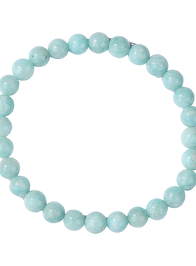 天然天河石素圈手串女手链复古简