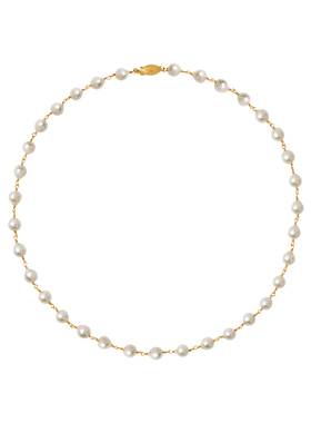 TWOR海水珍珠女复古项链