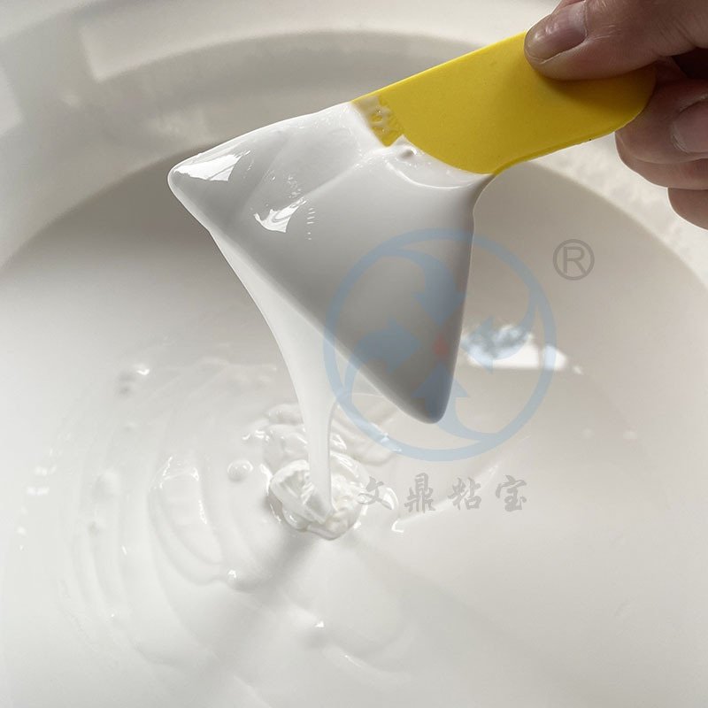 水性丝印不干胶水透明PET/PVC/PP塑料印刷不堵网不拉丝压敏胶快干