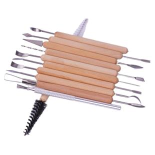 精雕油泥雕塑工具雕刻刮刀diy软陶手办石塑超轻粘土 陶艺工具套装