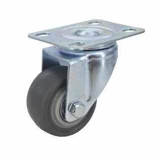 轮子1.5寸2寸3寸4寸6寸8寸平板机静音橡胶设备定向带刹车万向脚轮