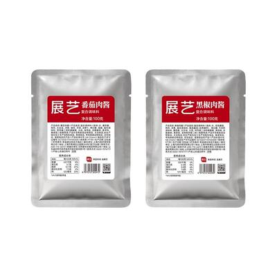 展艺番茄黑椒肉酱100g