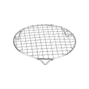 金灶304不锈钢烧烤网加厚圆形带脚户外电陶炉围炉煮茶加粗烤肉架