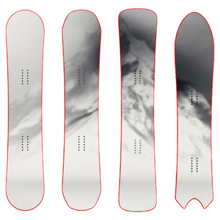 MECK私人订制单板滑雪板定制图案加宽全能板锤头板野雪板平花刻滑