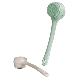 四奇双柄电动洗澡刷旋转多功能沐浴刷防水洗澡刷搓背神器搓澡布