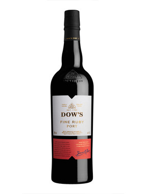 波特头部名庄Dow's 葡萄牙多斯红宝石波特酒加强甜酒微醺红葡萄酒