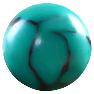 湖北十堰绿松石散珠高端水波纹文玩珠子diy编绳手链手串配饰配件