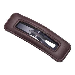 皮质发夹边夹侧边刘海前额头发碎发卡女新款儿童方形夹子头饰卡子