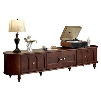 蜀能红橡木法式复古风电视柜