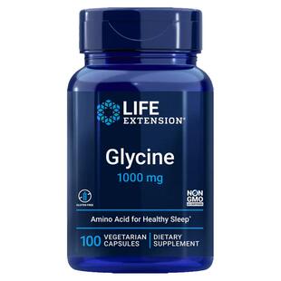 甘氨酸镇静睡眠注意力记忆100粒美国直邮Life Extension Glycine
