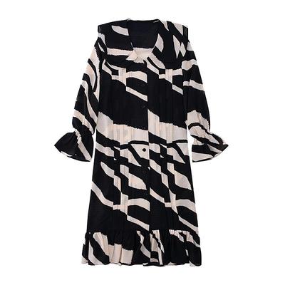 设计感小众雪纺连衣裙