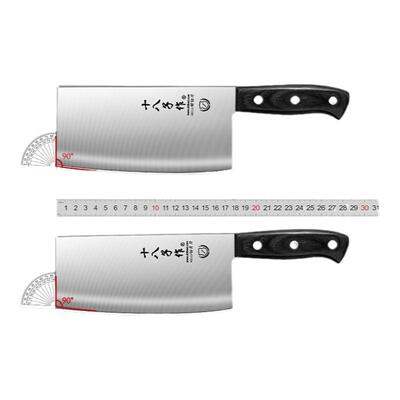 阳江十八子作菜刀家用切肉片刀斩切两用刀官方旗舰店正品刀具