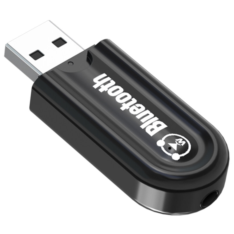 USB蓝牙音频接收器立体声汽车无线音响箱aux车载转接头5.0适配器