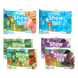 【进口直营】新版 Show and tell 1 2 3 级别学生套装牛津大学出版社3-6岁幼儿英语启蒙教材国际幼儿园牛津少儿英语教材