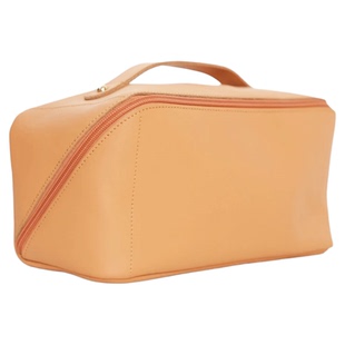 鹿师傅真皮化妆包刷收纳盒大容量2026新款出差旅行便携式洗漱女包