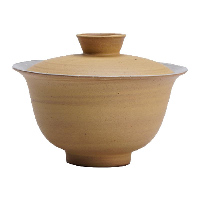 日式侘寂风功夫茶具盖碗