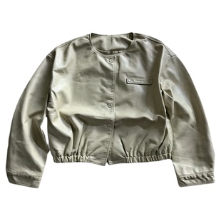 棕色PU皮衣外套女春秋流行穿搭咖色夹克巨好看的春天外套上衣2026