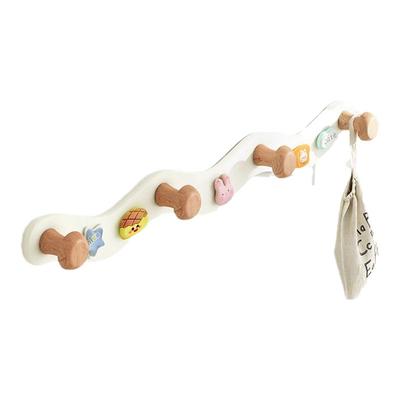 挂钩免打孔多巴胺创意卡通可爱挂衣钩衣服儿童卧室门后挂衣架粘钩