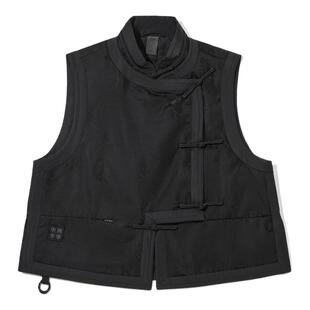 中国李宁功夫系列棉马甲女士2026新款上衣春季宽松运动服