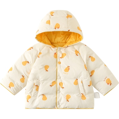 童泰加厚款男女宝宝羽绒服上衣