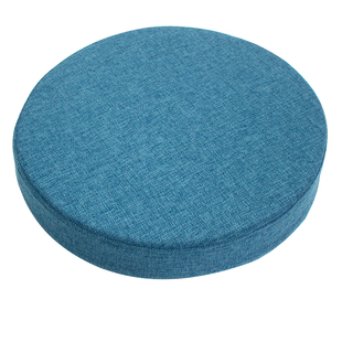 亚麻坐垫圆形坐垫藤椅垫子圆坐垫屁垫海绵圆垫子打坐蒲团垫椅子垫