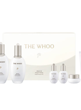 【官方正品】Whoo后拱辰享雪玉凝系列护肤水乳套装美白