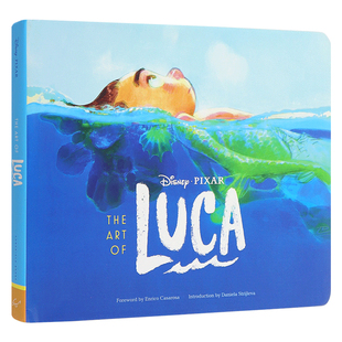 英文原版 夏日友情天 动画电影艺术设定集 The Art of Luca 迪斯尼皮克斯出品 电影幕后设计制作画册 飞屋环游记 晴天 周边