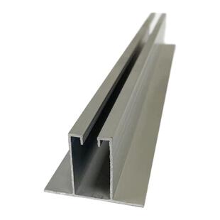 挡烟垂壁压条固定电动白色镀锌底梁防火玻璃上轨铝合金T型U型配件