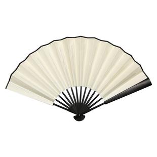 精工折扇绢布空白熟娟工笔画小楷书法题字专用布面防水防撕男古风