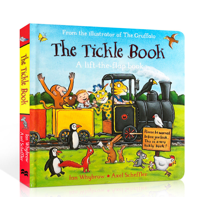 英文原版The Tickle Book: A Lift-The-Flap Book挠痒痒儿童绘本纸板翻翻书启蒙早教认知亲子阅读2-5岁边玩边学咕噜牛Gruffalo