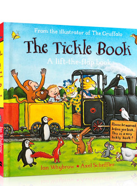 英文原版The Tickle Book: A Lift-The-Flap Book挠痒痒儿童绘本纸板翻翻书启蒙早教认知亲子阅读2-5岁边玩边学咕噜牛Gruffalo