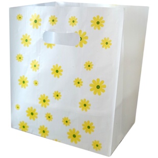 加厚可降解环保烘焙塑料袋手提打包袋快餐外卖包装袋定制印刷logo