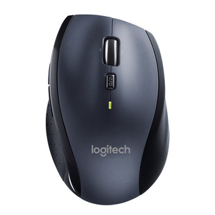 罗技M705无线激光鼠标家用办公商务省电便携人体工程学双模滚轮