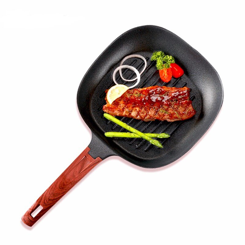 Fastee法诗缇平底锅不粘锅煎锅家用煎饼煎蛋烙饼牛排专用条纹煎锅